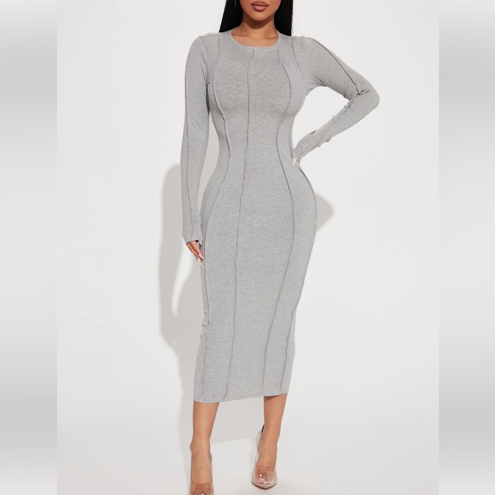 BNWT Camden Snatched Midi Dress - SZ LARGE